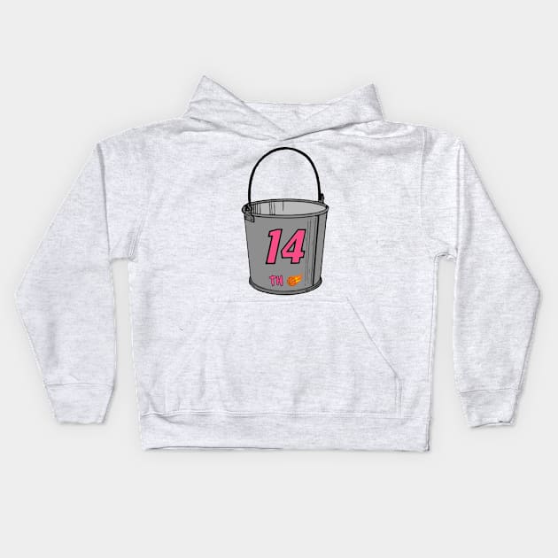 Tyler Herro Bucket Kids Hoodie by Pretty Good Shirts